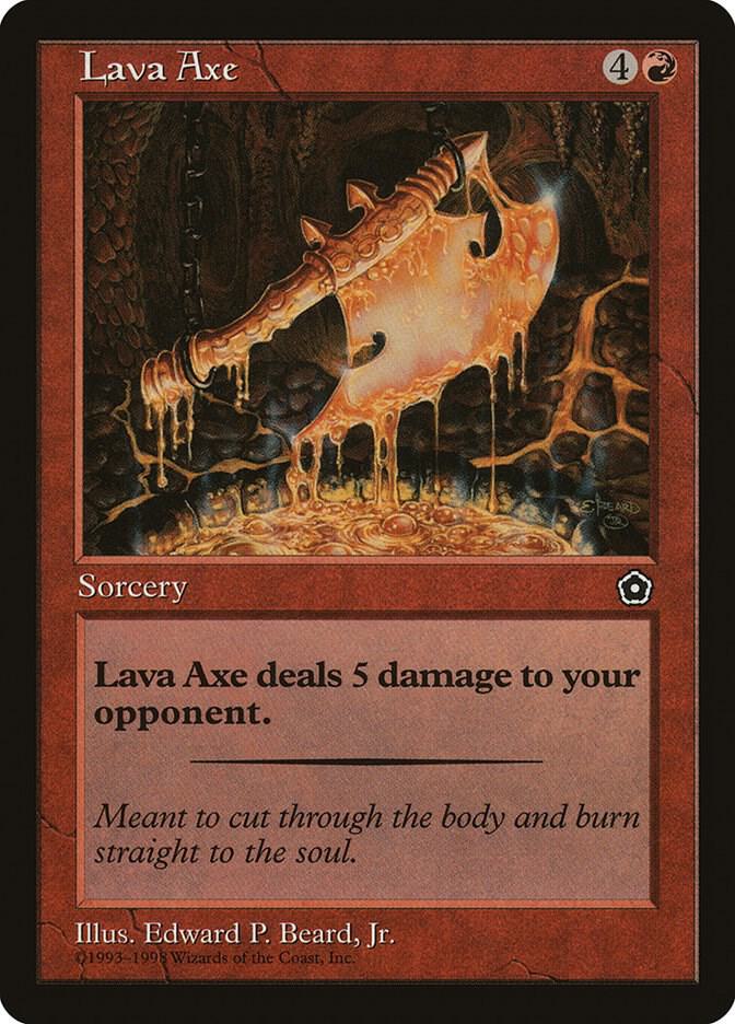 Lava Axe (107) [Portal Second Age]