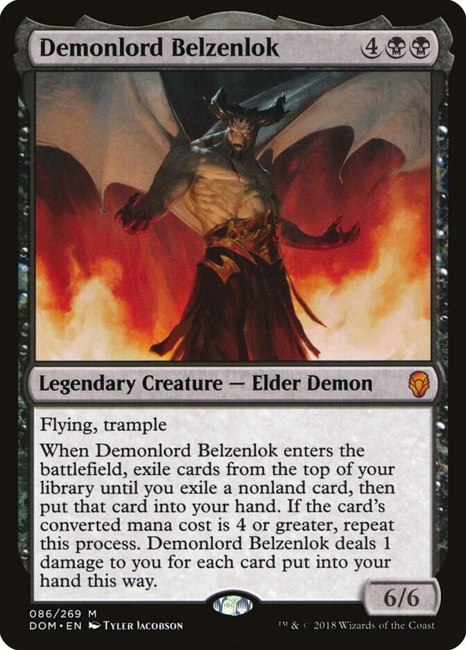 Demonlord Belzenlok (86) [Dominaria]