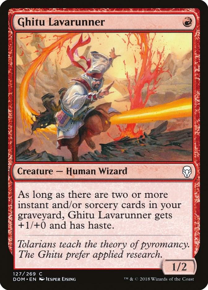 Ghitu Lavarunner (127) [Dominaria]