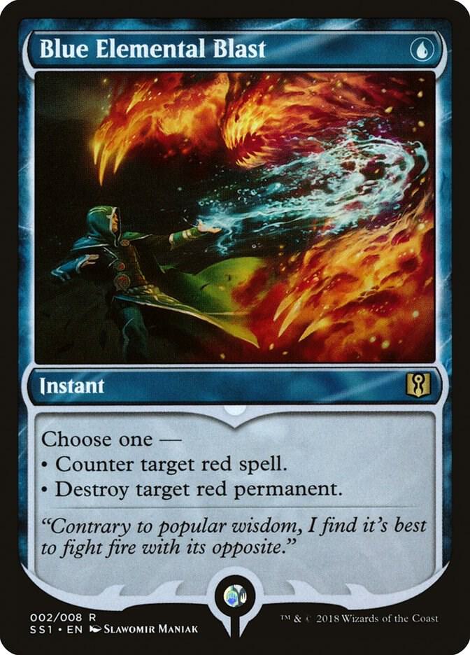 Blue Elemental Blast (2) [Signature Spellbook: Jace]