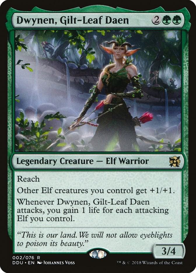 Dwynen, Gilt-Leaf Daen (2) [Duel Decks: Elves vs. Inventors]