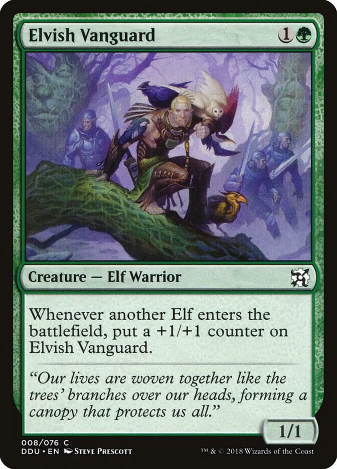 Elvish Vanguard (8) [Duel Decks: Elves vs. Inventors]