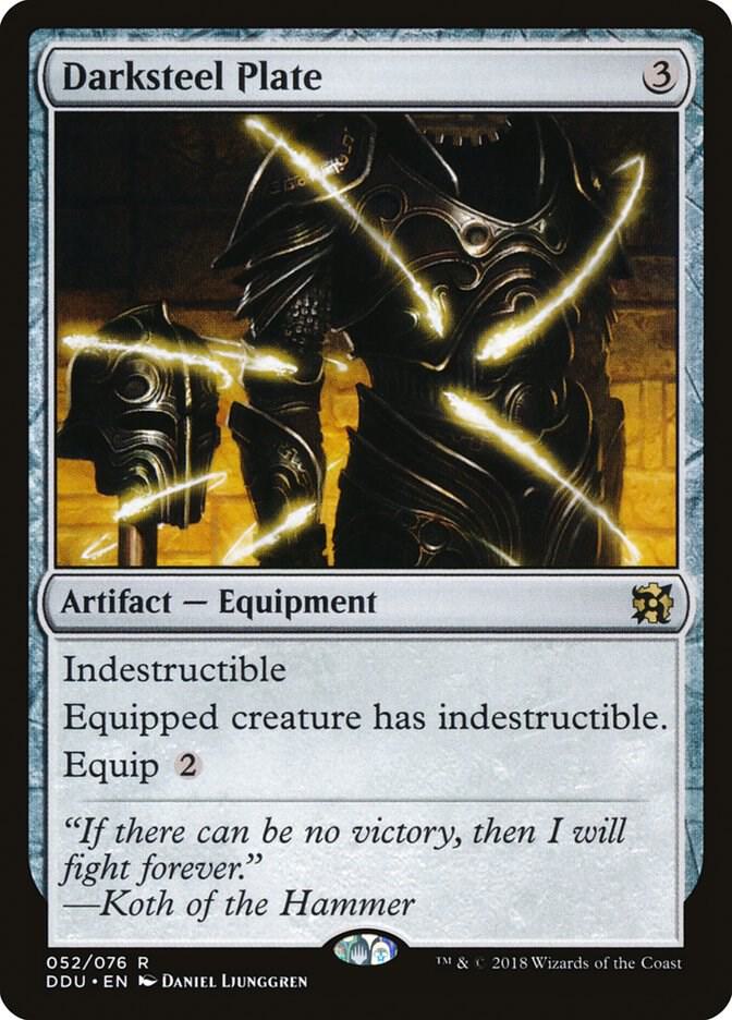 Darksteel Plate (52) [Duel Decks: Elves vs. Inventors]