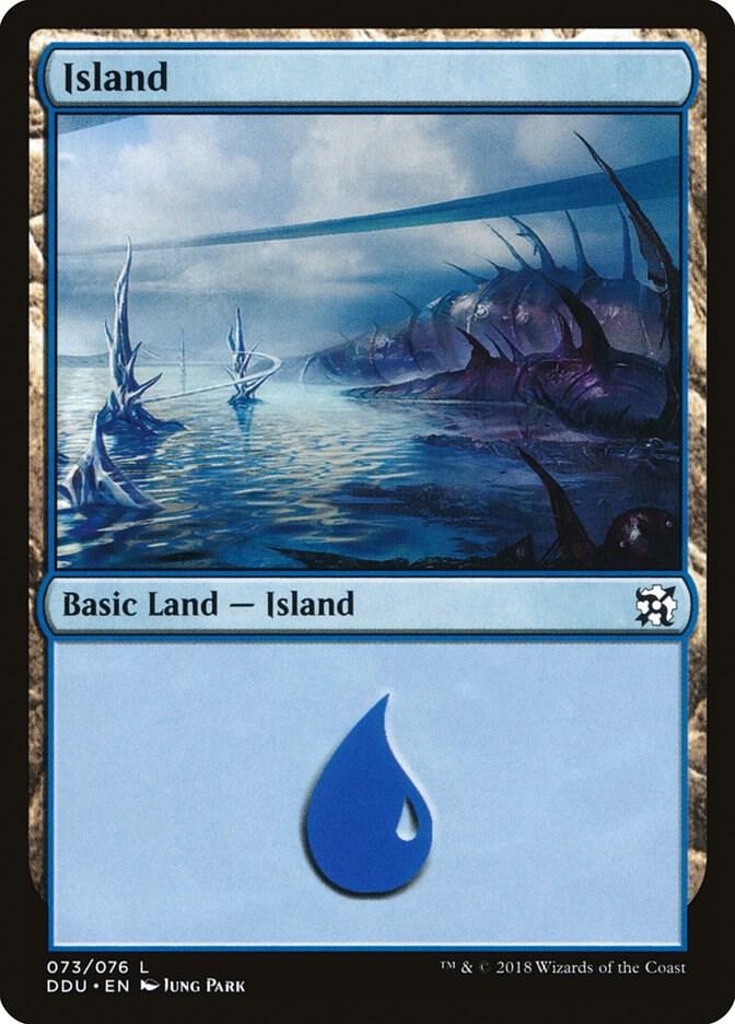 Island (073) [Duel Decks: Elves vs. Inventors]