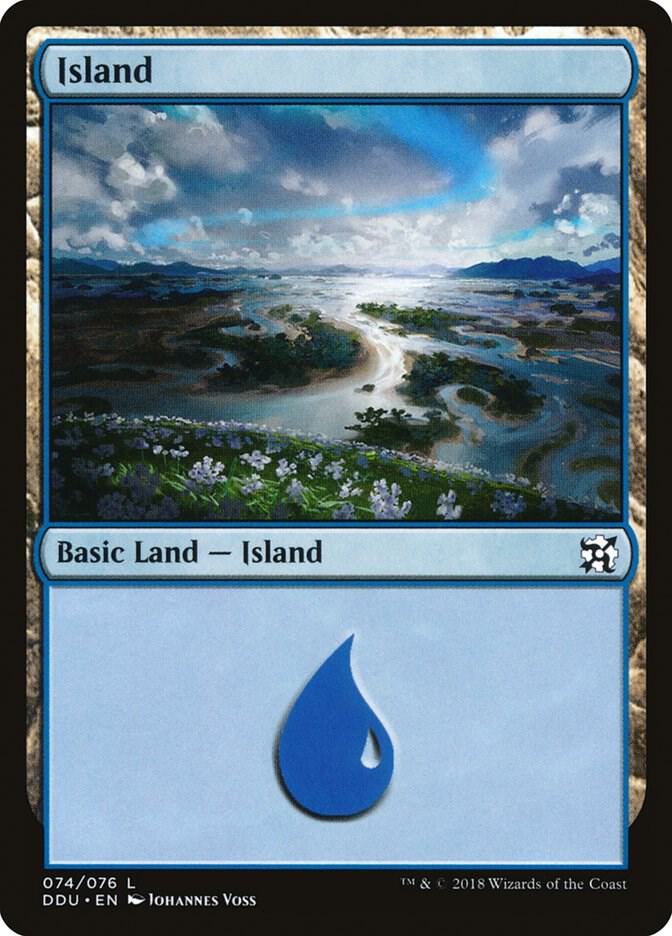 Island (074) [Duel Decks: Elves vs. Inventors]