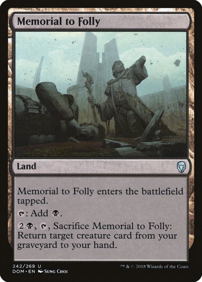 Memorial to Folly (242) [Dominaria]