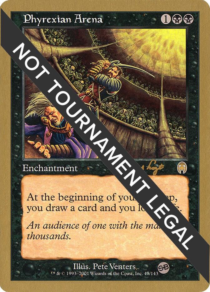 Phyrexian Arena - 2001 Tom van de Logt (APC) (SB) [World Championship Decks]