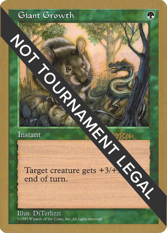 Giant Growth - 1997 Svend Geertsen (5ED) [World Championship Decks]