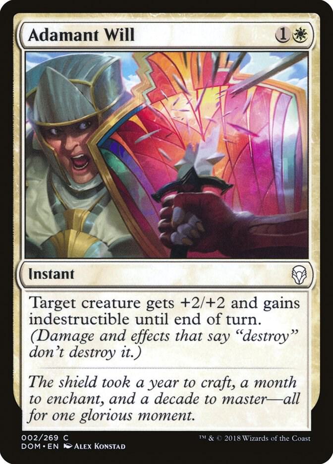 Adamant Will (2) [Dominaria]