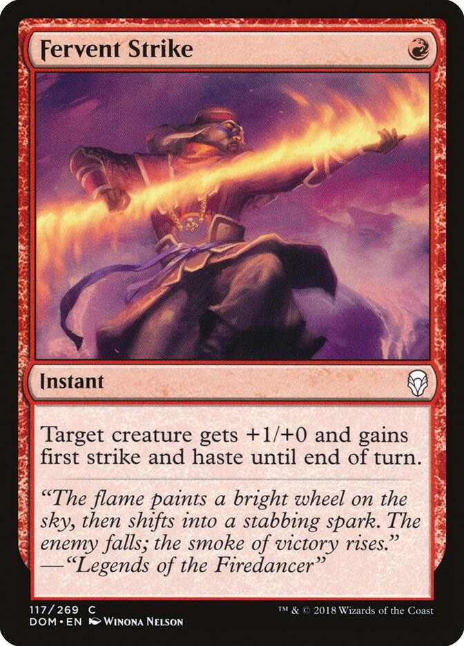 Fervent Strike (117) [Dominaria]