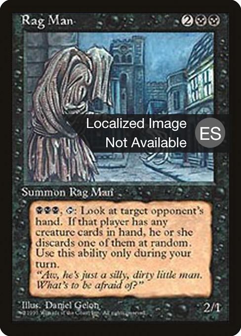 Rag Man (155) [Fourth Edition Foreign Black Border]