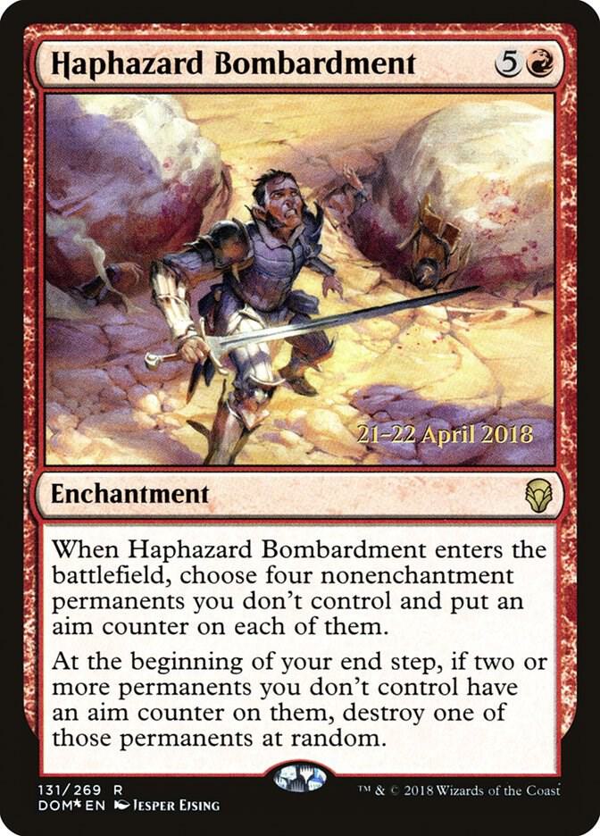 Haphazard Bombardment (131) [Prerelease Cards]