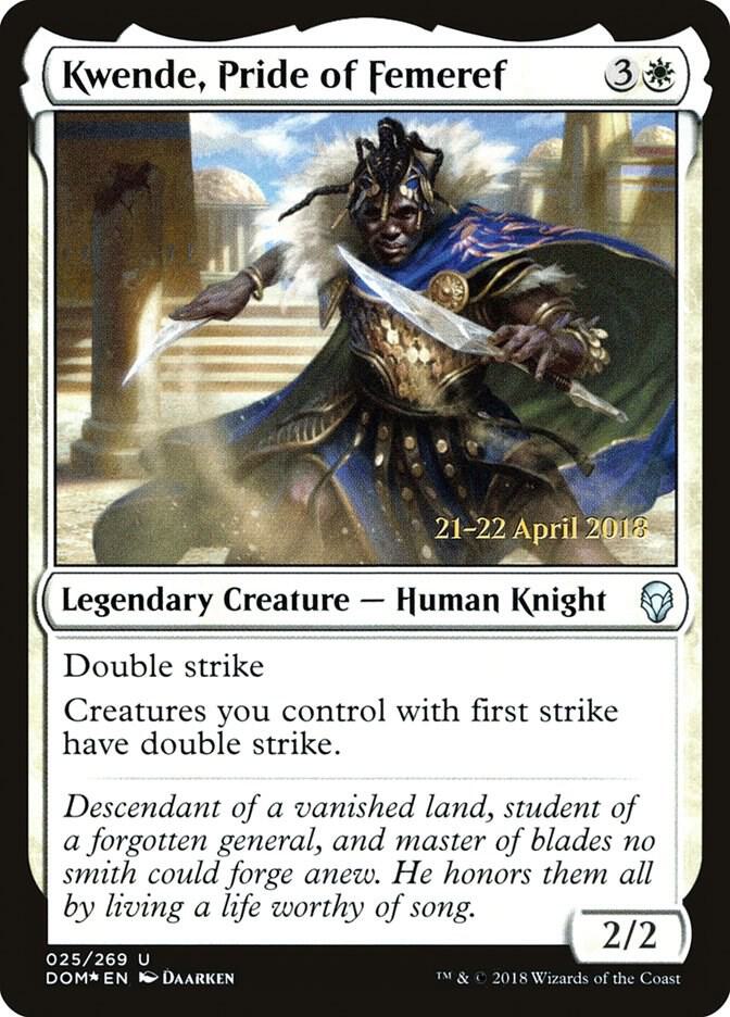 Kwende, Pride of Femeref (25) [Prerelease Cards]