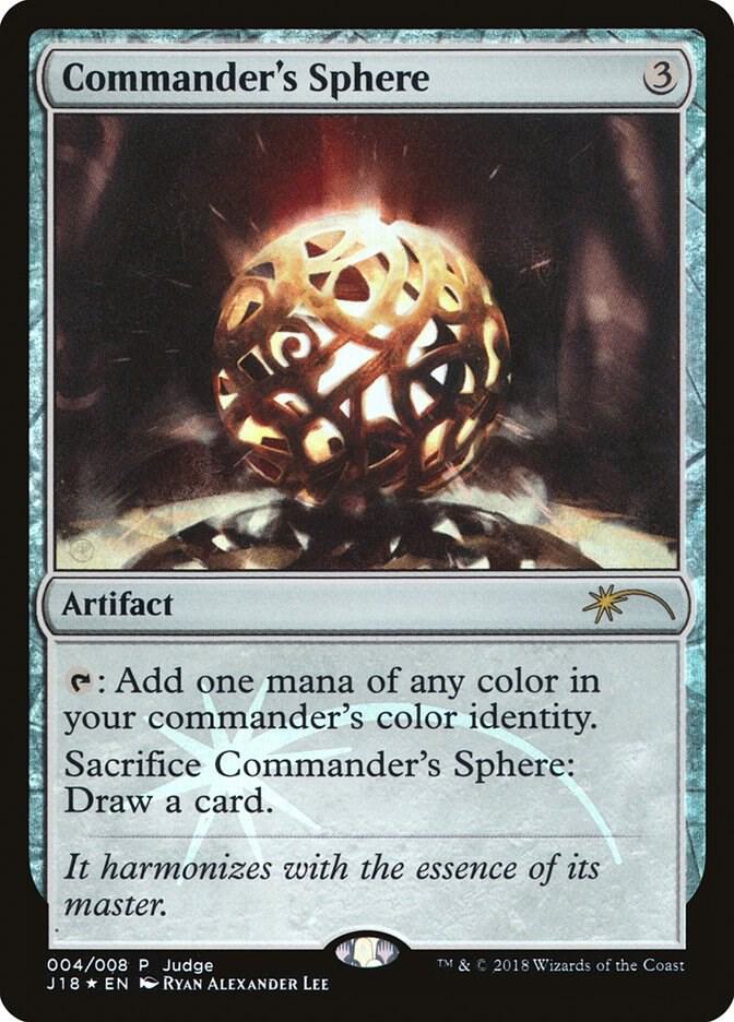Commander's Sphere (4) [Judge Promos]