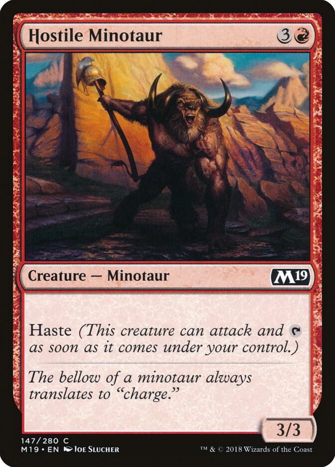 Hostile Minotaur (147) [Core Set 2019]