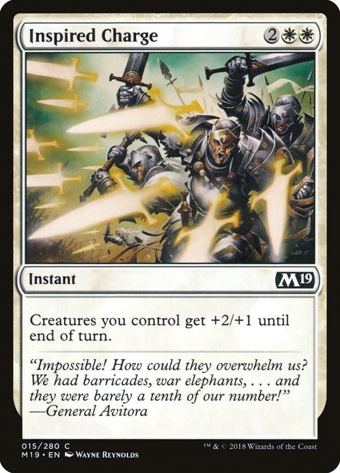 Inspired Charge (15) [Core Set 2019]
