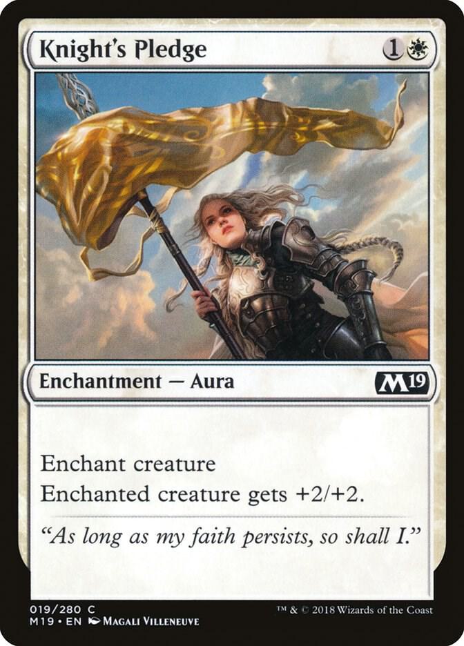 Knight's Pledge (19) [Core Set 2019]