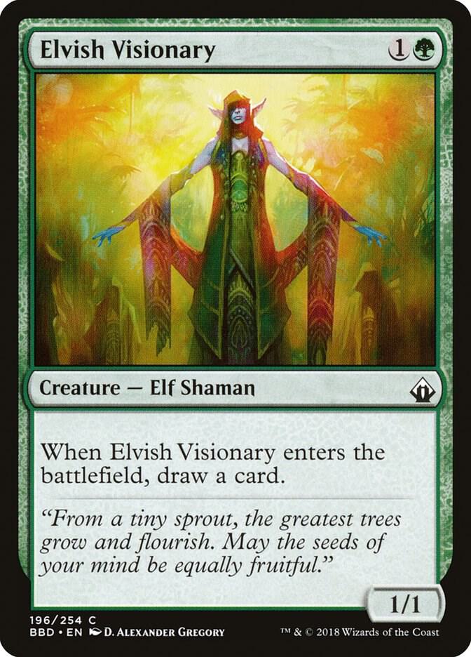 Elvish Visionary (196) [Battlebond]