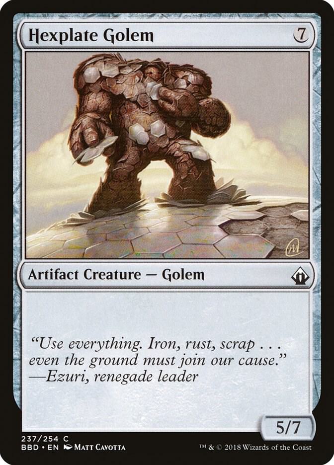 Hexplate Golem (237) [Battlebond]