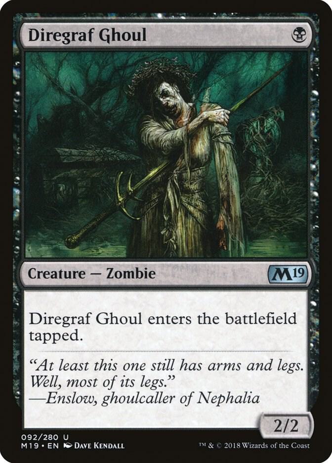 Diregraf Ghoul (92) [Core Set 2019]