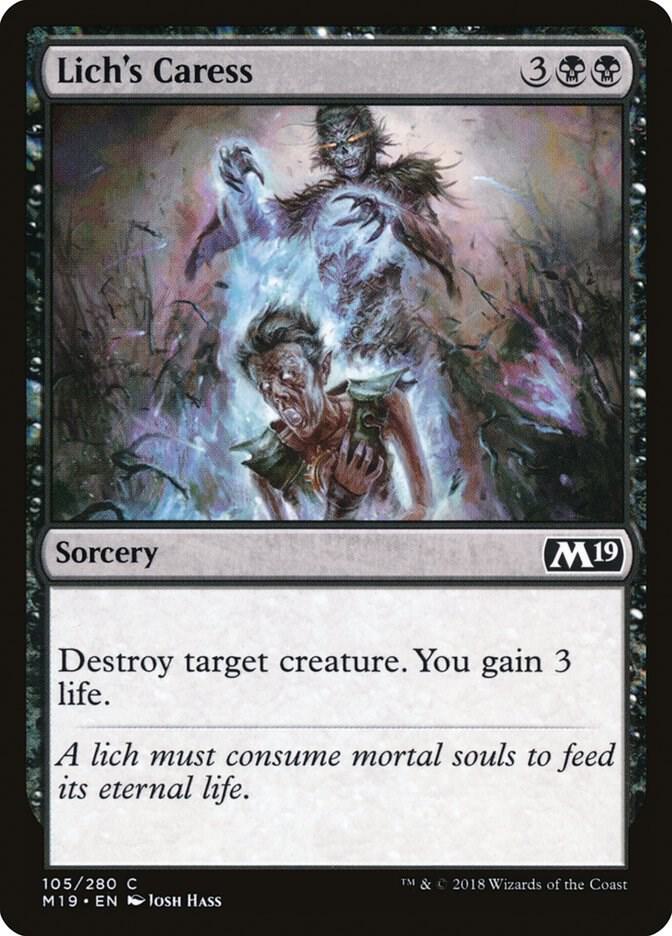 Lich's Caress (105) [Core Set 2019]