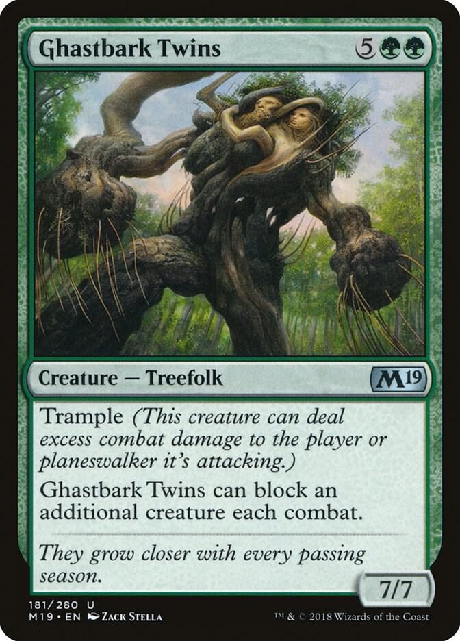 Ghastbark Twins (181) [Core Set 2019]