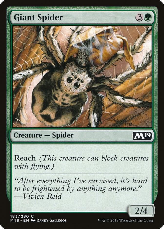 Giant Spider (183) [Core Set 2019]