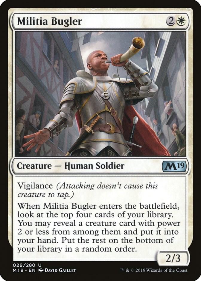 Militia Bugler (29) [Core Set 2019]