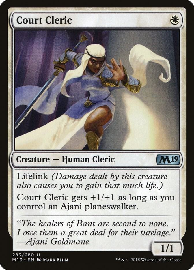 Court Cleric (283) [Core Set 2019]