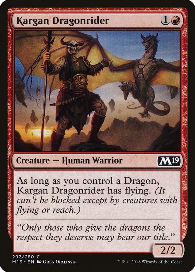 Kargan Dragonrider (297) [Core Set 2019]