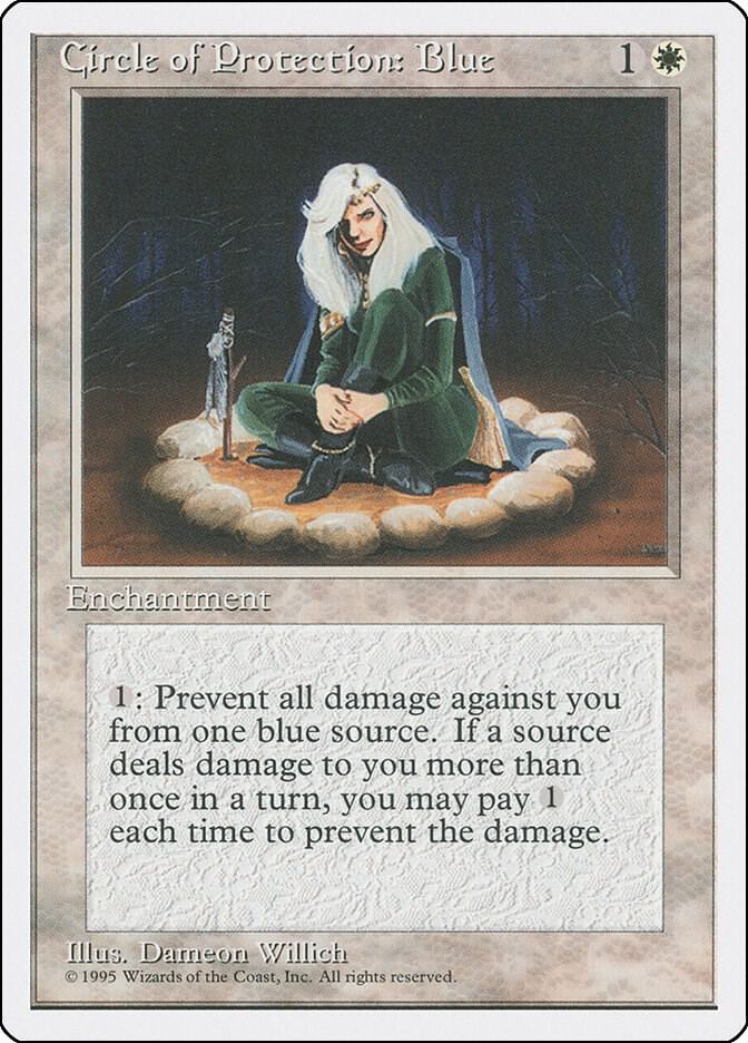 Circle of Protection: Blue (15) [Fourth Edition]