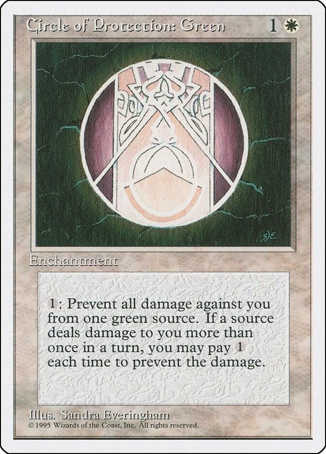 Circle of Protection: Green (16) [Fourth Edition]