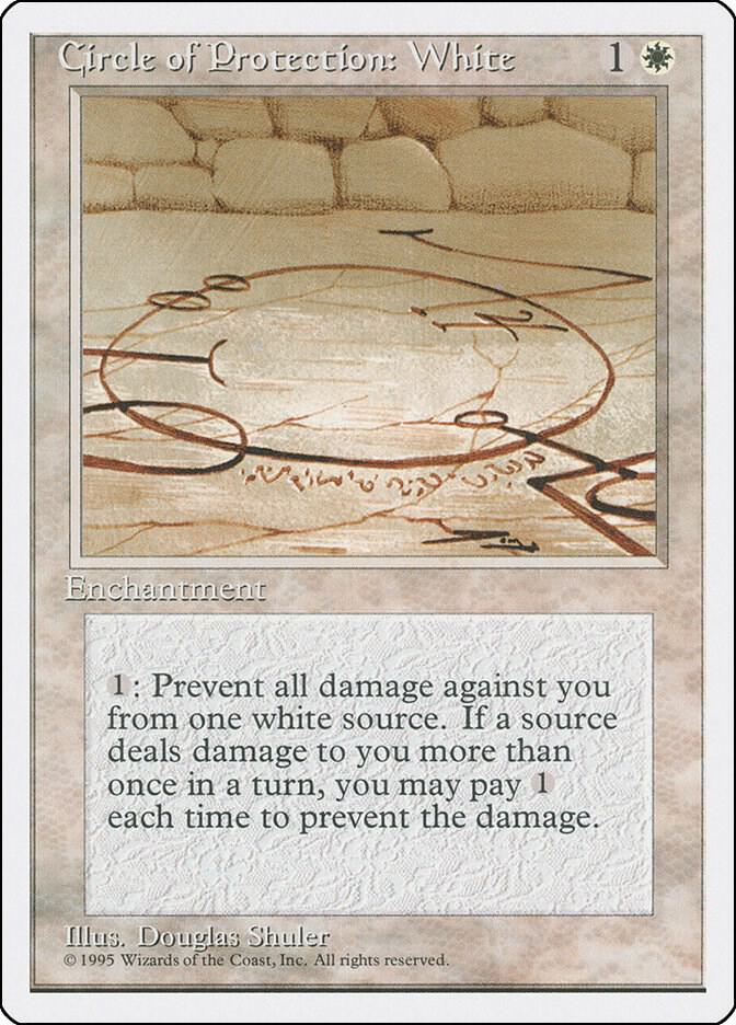 Circle of Protection: White (18) [Fourth Edition]
