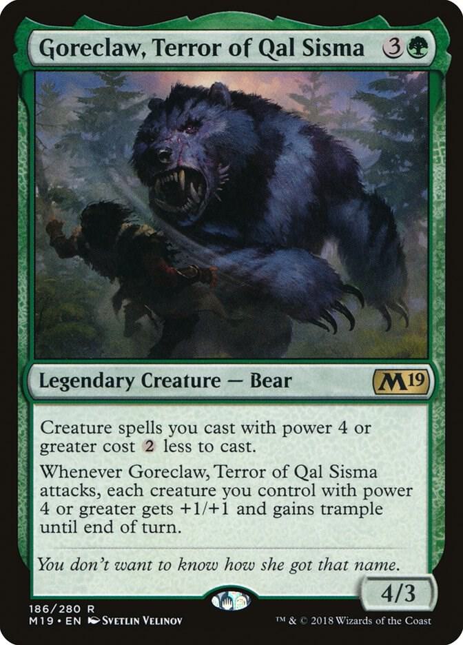 Goreclaw, Terror of Qal Sisma (186) [Core Set 2019]