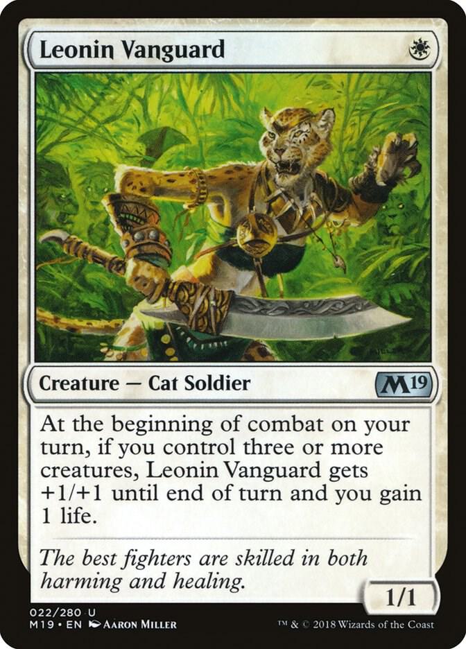 Leonin Vanguard (22) [Core Set 2019]