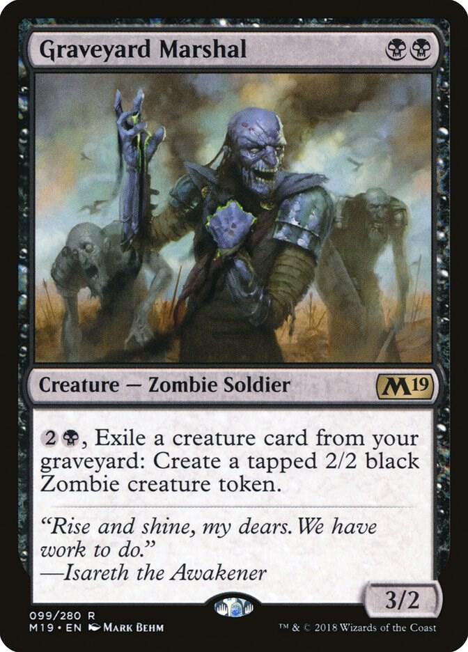 Graveyard Marshal (99) [Core Set 2019]