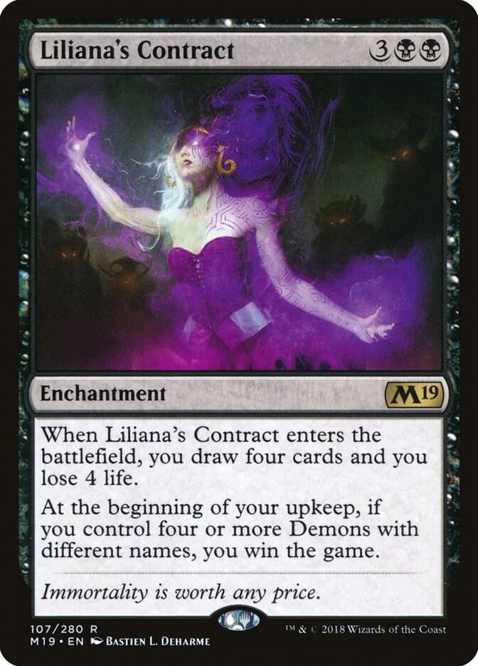 Liliana's Contract (107) [Core Set 2019]