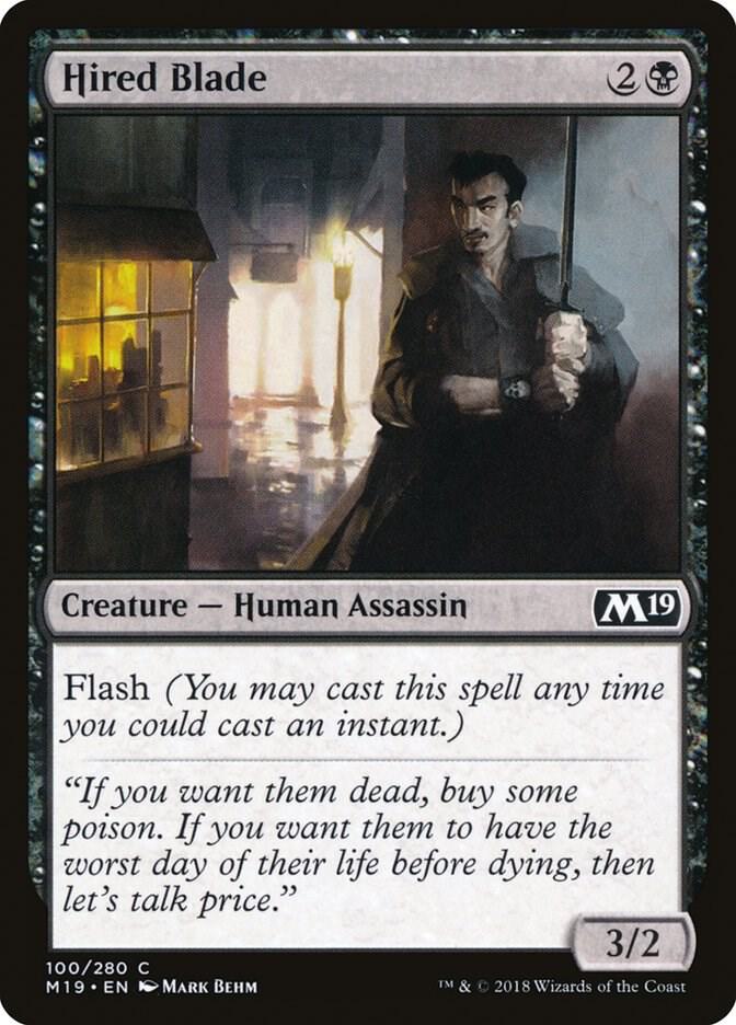Hired Blade (100) [Core Set 2019]