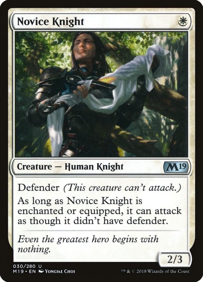 Novice Knight (30) [Core Set 2019]