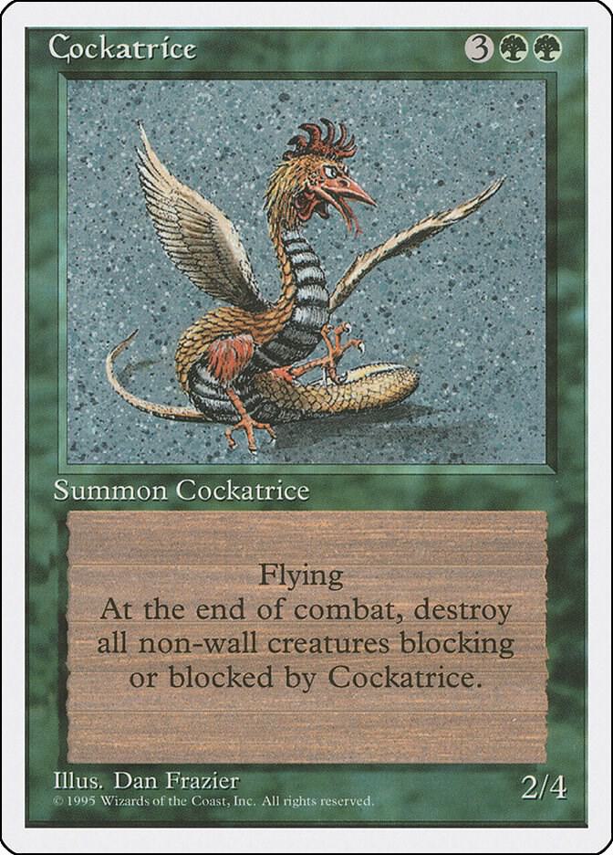 Cockatrice (237) [Fourth Edition]