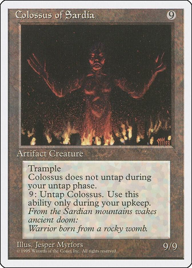 Colossus of Sardia (308) [Fourth Edition]