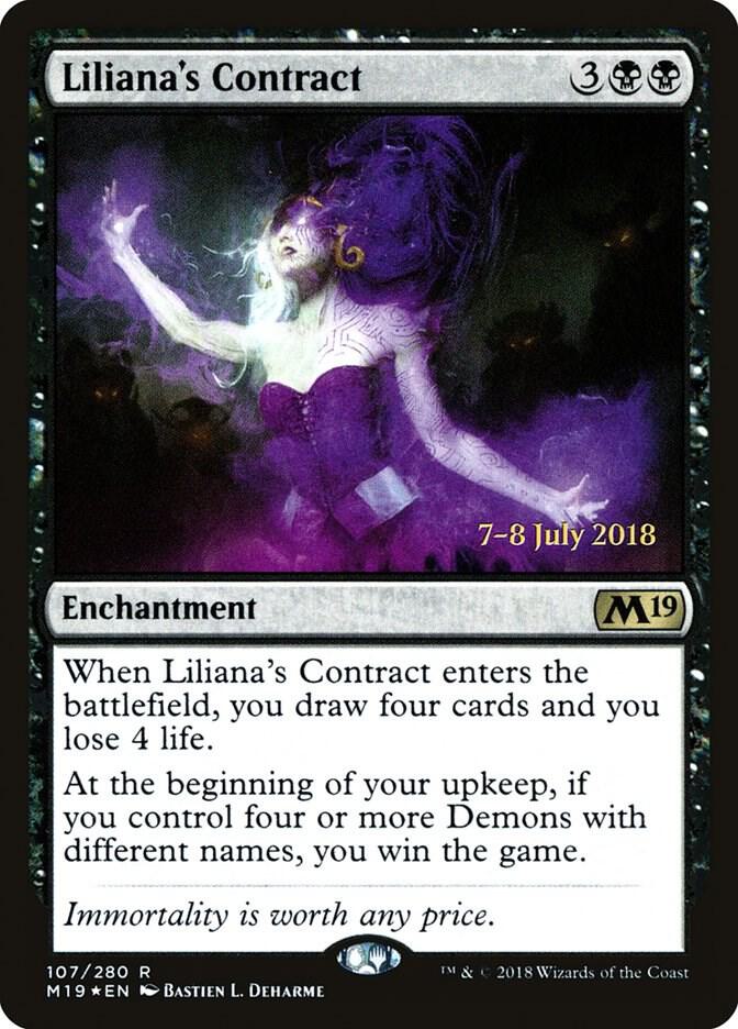 Liliana's Contract (107) [Prerelease Cards]