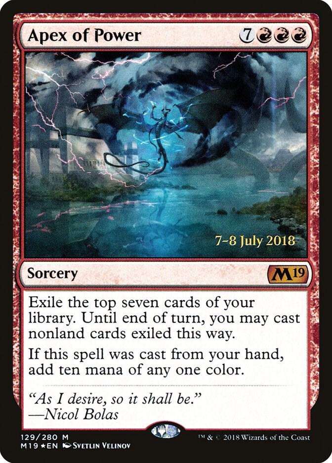 Apex of Power (129) [Prerelease Cards]