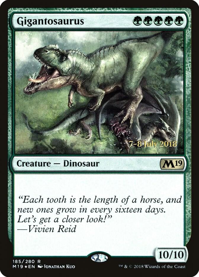 Gigantosaurus (185) [Prerelease Cards]