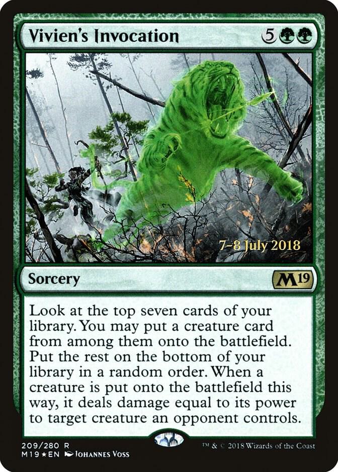 Vivien's Invocation (209) [Prerelease Cards]
