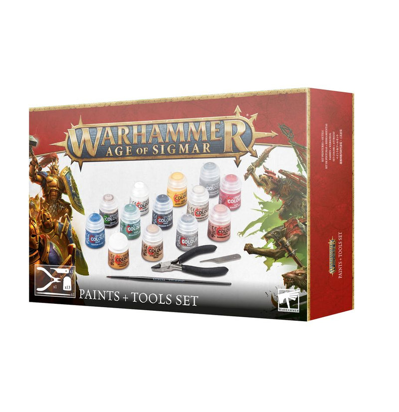 Warhammer Age of Sigmar : ensemble de peinture + outils