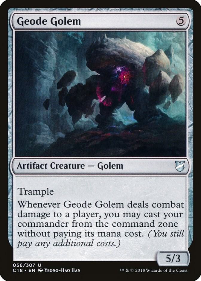 Geode Golem (56) [Commander 2018]