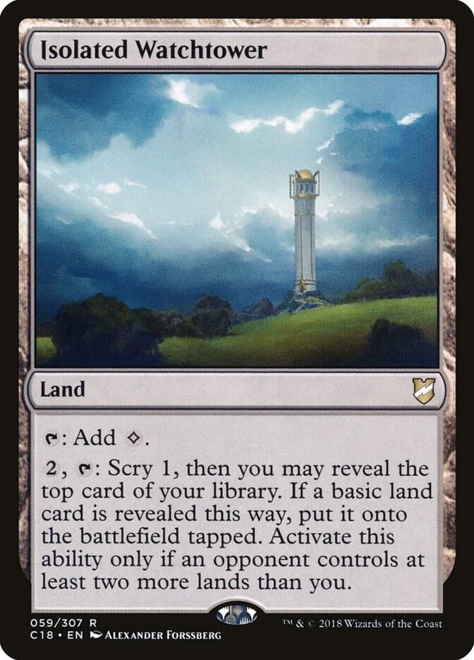 Isolated Watchtower (59) [Commander 2018]