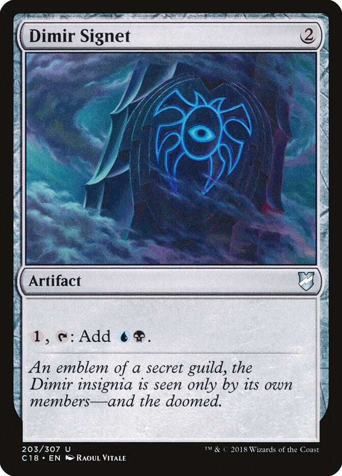 Dimir Signet (203) [Commander 2018]