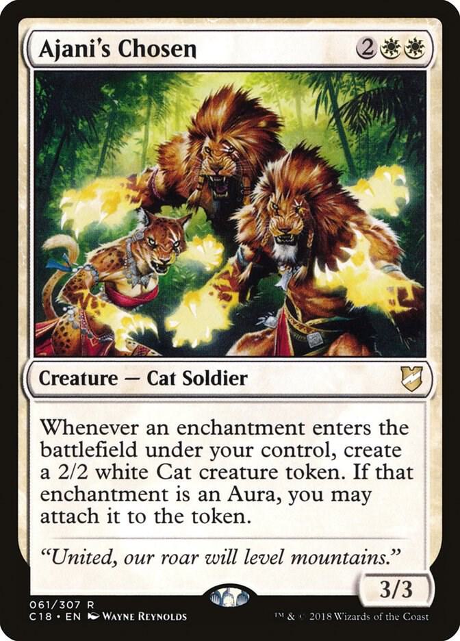 Ajani's Chosen (61) [Commander 2018]